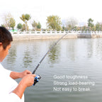 ZHANLANGWANG Carbon Throwing Pole Mini Short Rock Fishing Rod, 1.8m, 2.1m, 2.4m, 2.7m, 3.0m, 3.6m