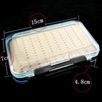 Outdoor Fishing Tackle Box Fly Hook Bait, 64 PCS / Set