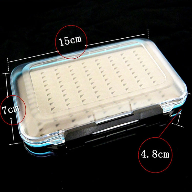 Outdoor Fishing Tackle Box Fly Hook Bait, 64 PCS / Set