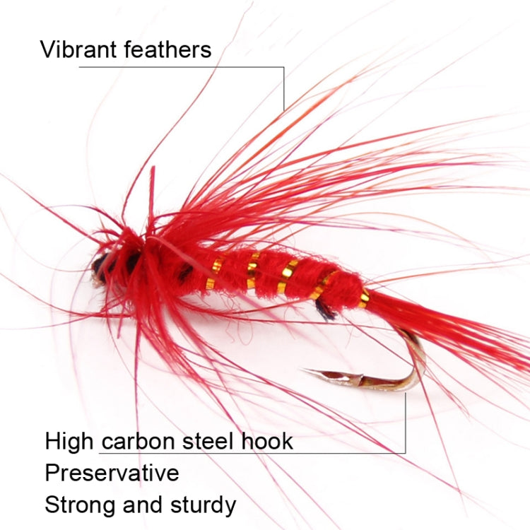 Bionic Fly Hook Lure Bait Hook Fishing Gear, 40 PCS / Set, 72 PCS / Set, 100 PCS / Set, 120 PCS / Set
