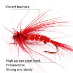 Bionic Fly Hook Lure Bait Hook Fishing Gear, 40 PCS / Set, 72 PCS / Set, 100 PCS / Set, 120 PCS / Set