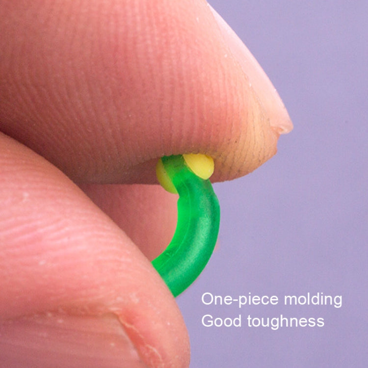 100 PCS SXP01 Dual CoreSilicone Floating Seat Fishing Accessories, Size:, Small, Medium, Large
