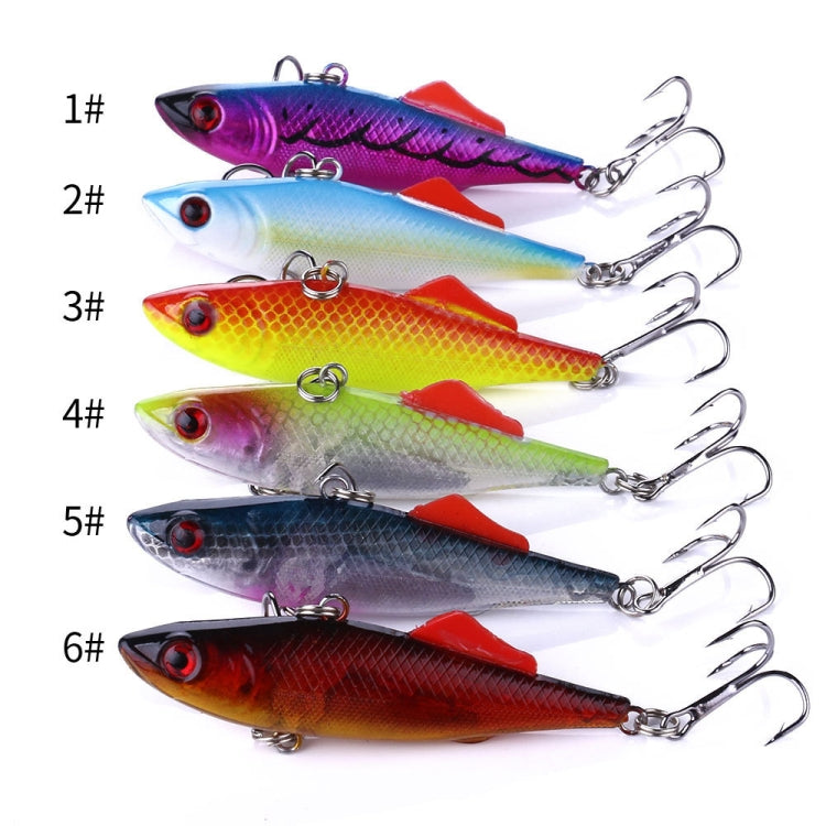 HENGJIA VI032 Full Swimming Layer VIB Fake Bait Plastic Fish Bait, VI032 (1), VI032 (2), VI032 (3), VI032 (4), VI032 (5), VI032 (6)