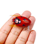 HENGJIA Insect Floating Water Bionic Bait Beetle Water Surface Bass Tap Fake Bait, 1, 2, 3, 4, 5, 6, 7, 8, 8 Colors Bagged, 8 Colors Boxed
