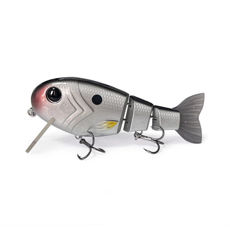 With Tongue Plate 3 Section Bionic Fish Lua Sea Fishing Freshwater Universal Floating Fake Bait