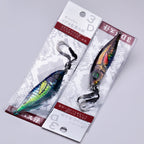 PROBEROS LF137 3D Spray Painted Bionic Lure Warp Bass Leader Fish Long Casting Freshwater Sea Luminous Fishing Bait, 28g, 40g, 60g, 100g, 120g, 180g, 80g, 150g, 200g