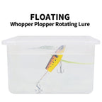 PROBEROS DW601 360 Degree Rotating Propeller Lures Topwater Tethered Tractor Floating Fake Fish Bait, 10.5cm/13.5g, 11.5cm/16.5g, 14.5cm/32.5g