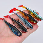 PROBEROS DW6085 Sea Bass Leadfish Soft Lure T-Tail Software Baits Sea Fishing Boat Fishing Bionic Lures, 5cm/3.6g, 8cm/9.5g, 11cm/24.6g