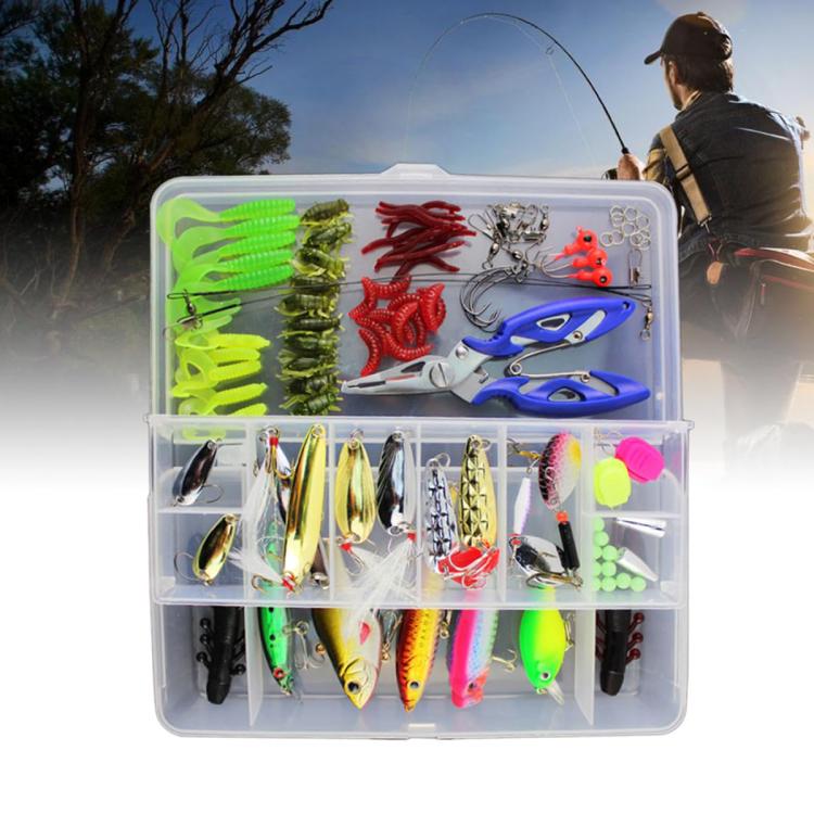 Outdoor Fishing Gear Bionic Bait Luya Sequin Bait Set, 25-in-1, 35-in-1, 46-in-1, 51-in-1, 73-in-1, 91-in-1, 102-in-1, 120-in-1