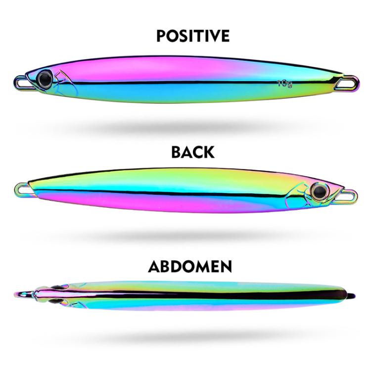 PROBEROS LF144 Zinc Alloy Lure Long-Distance Casting Fast-Draw Spanish Mackerel Mirror Bait, 10g, 15g, 20g, 30g, 40g, 60g, 80g