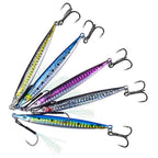 PROBEROS LF151 Long-Distance Casting Sinking Lure 3D Fast-Draw Sea Fishing Mackerel Hook, 14G, 17G, 21G, 28G, 35G, 45G