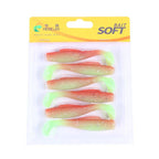 HENGJIA 6pcs / Box Outdoor Fishing Floating Soft Bait 8cm-5g Bionic False Lure, 1#, 2#, 3#, 4#, 5#, 6#