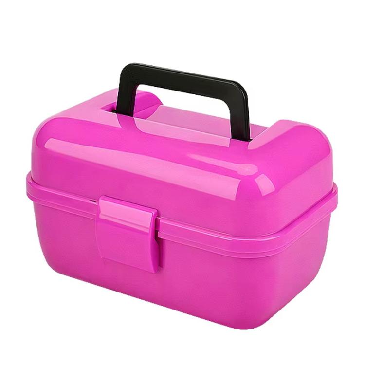 Mini Carry Lure Fishing Tackle Small Tools Case Double-Layer PP Storage Box