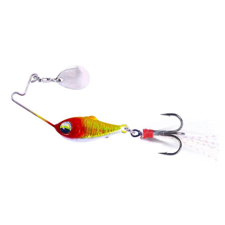 Metal Lure Vibrating Spinnerbait, HENGJIA VIB053 6cm 10g, HENGJIA VIB054 6cm 15g, HENGJIA VIB055 6cm 20g