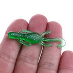 HENGJIA SO103 10 PCS 5cm/1g Gecko Shaped Simulation Fish Bait Soft Bait for Fishing