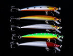 HENGJIA Set056 56 PCS Sequin Set Metal Sequins False Bait Fresh Sea Bass Fishing Bait Set, Length: 3 to 10cm, Boxed, Boxed