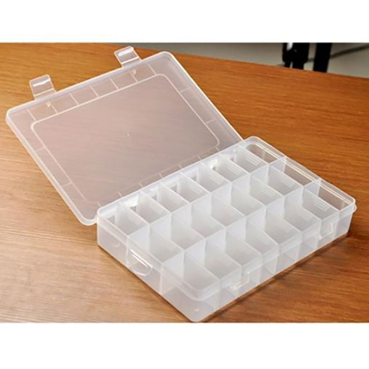 HENGJIA qt022 Twenty Four Grid Waterproof Multifunction Fishing Tool Gear Storage Transparent Fishing Tackle Box, qt022